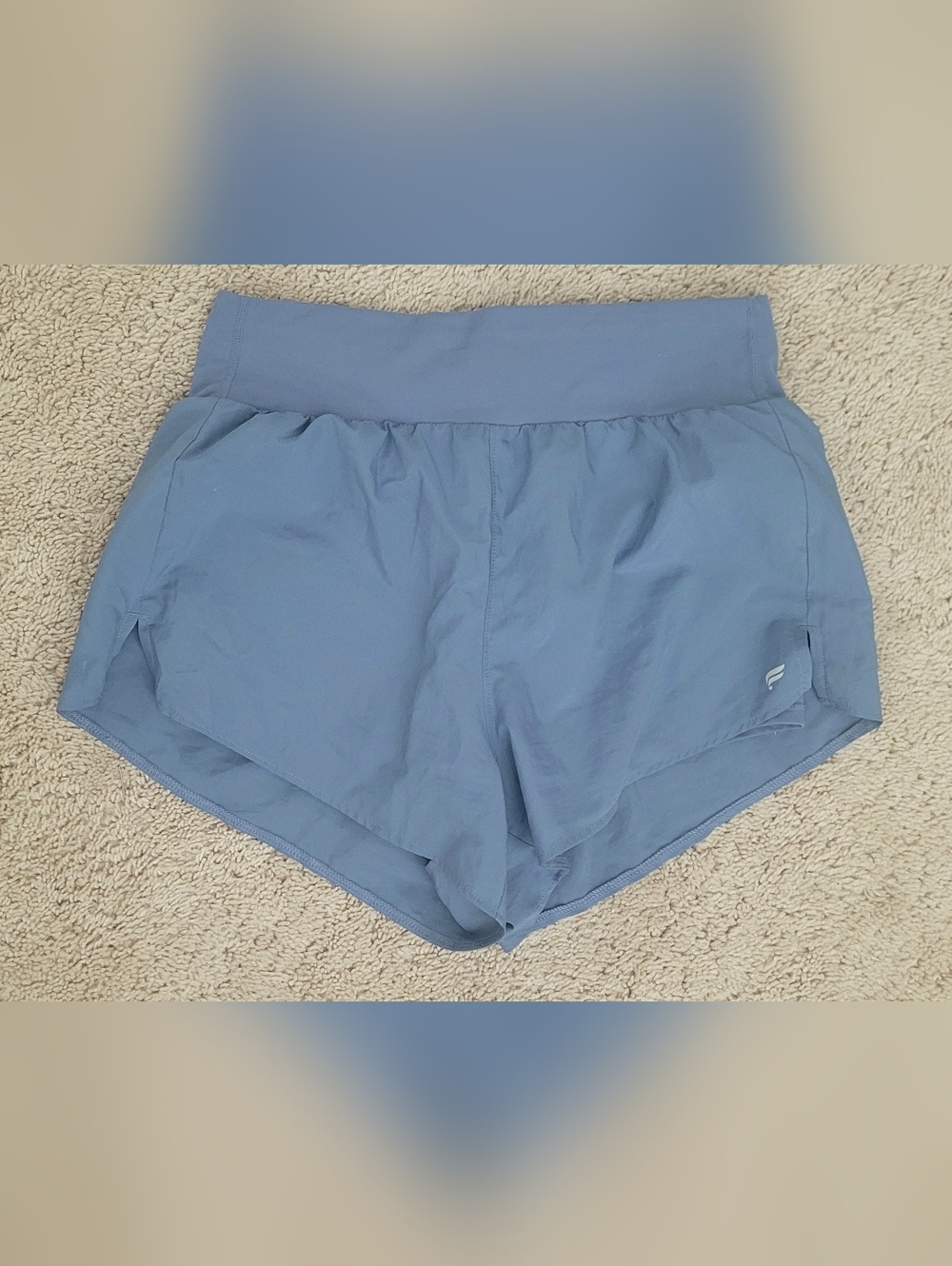 Fabletics Sun Chaser Shorts Activewear, Elemental Blue Color, Size S, Pocket - Picture 3 of 6
